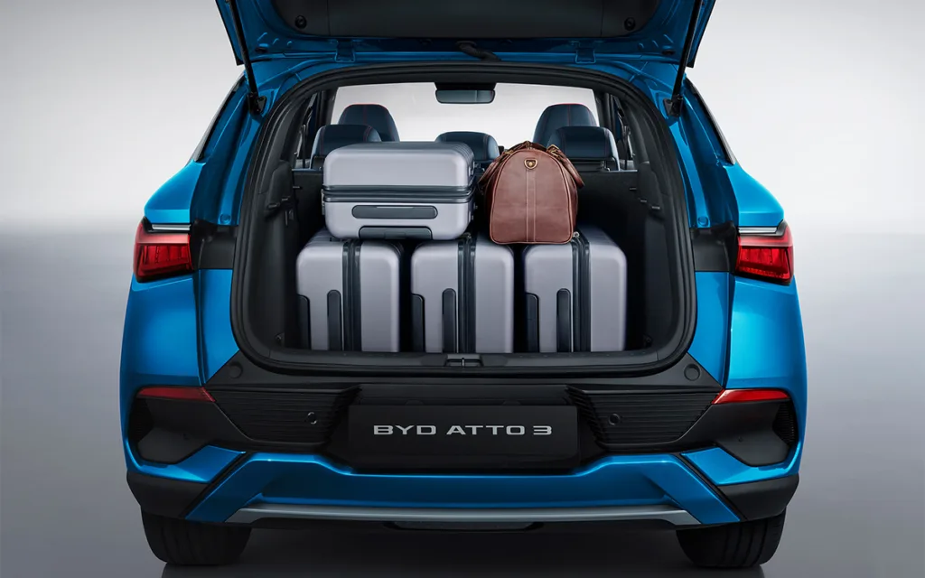 BYD ATTO 3 boot