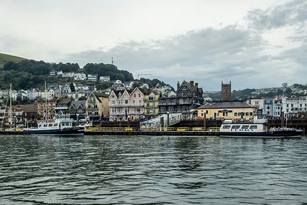 South West Staycations - View of Dartmouth from the river.