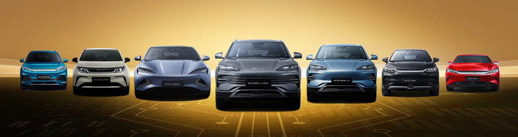 BYD Lineup - BYD UK in 2025