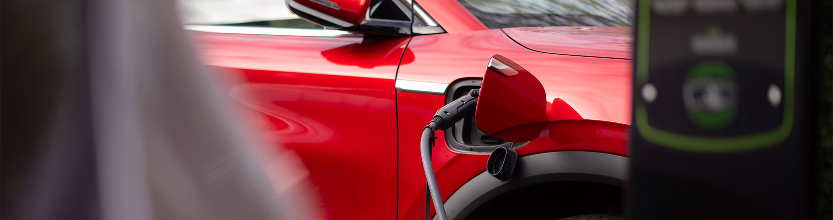 Electric car charging port