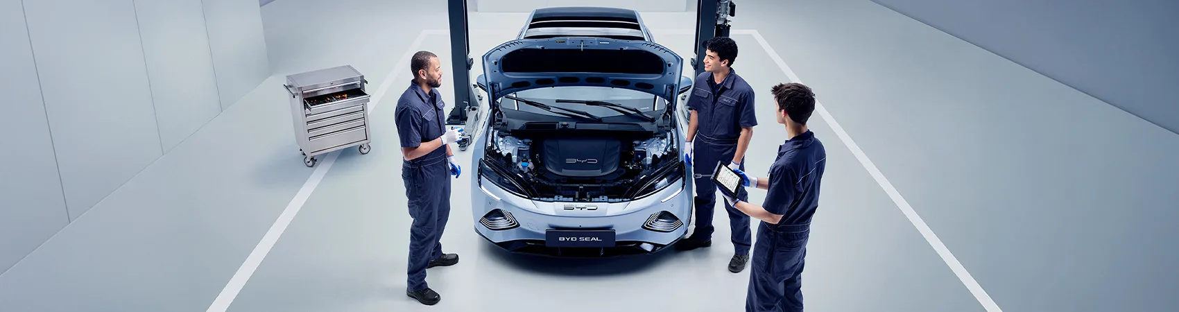 BYD Electric car servicing