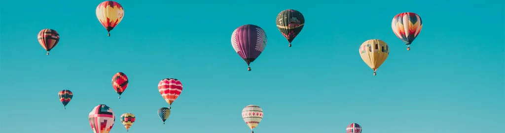 Hot air balloons