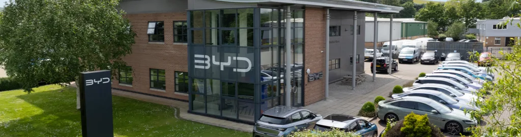 BYD Exeter showroom