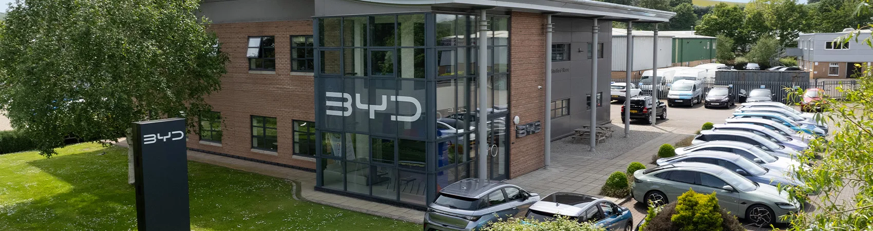 BYD Exeter showroom