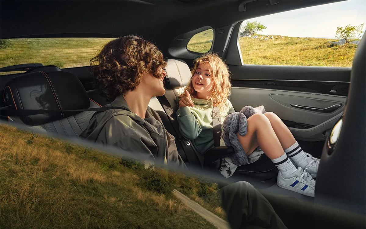 Kids in car
