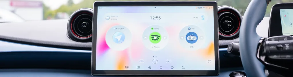 BYD touchscreen shortcuts