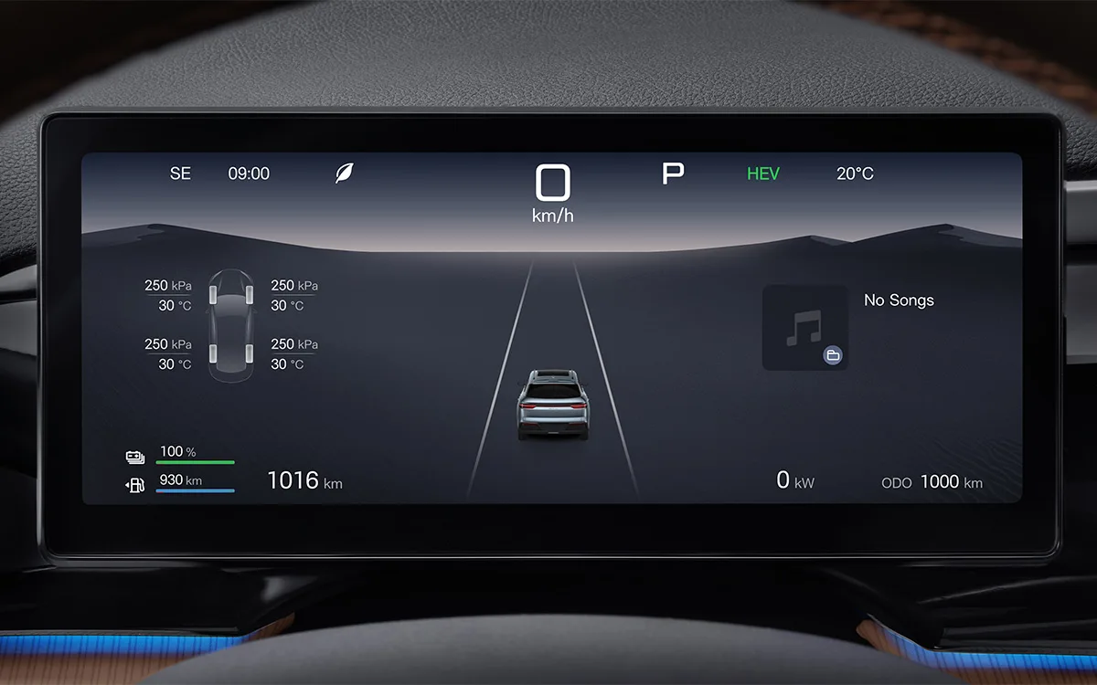 SEALION 5 DM-i driver display